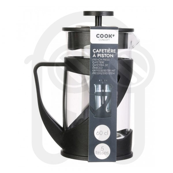 CAFETERA ÉMBOLO 600 ML 5 TAZAS