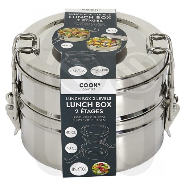 FIAMBRERA 2 PISOS ACERO INOX