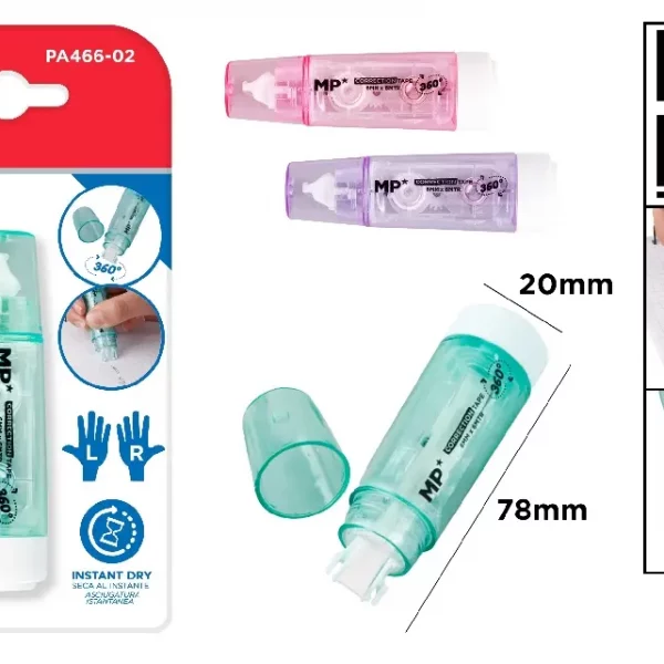 CORRECTOR CINTA 6 mm x 6 m