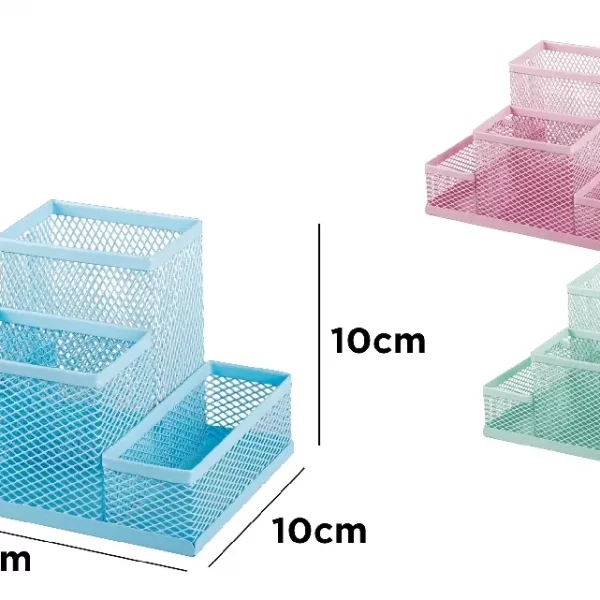 ORGANIZADOR SOBREMESA PASTEL 15.5 cm x 10 cm
