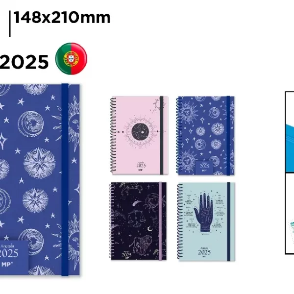 AGENDA 2025 TAPA DURA DÍA PAG. 148X210MM MP