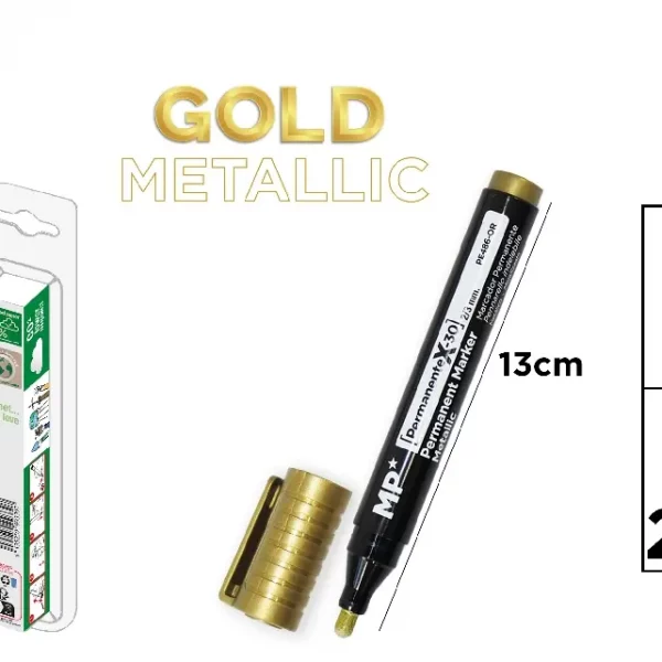 MARCADOR PERMANENTE ORO
