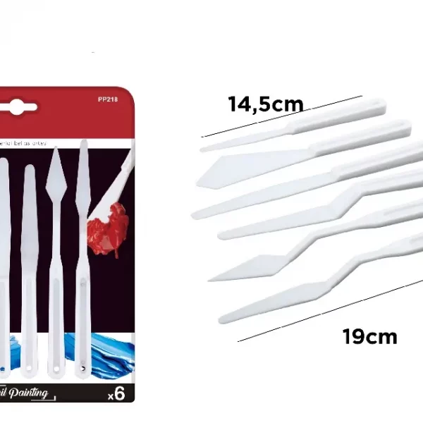 ESPÁTULAS PARA PINTAR DE PLÁSTICO