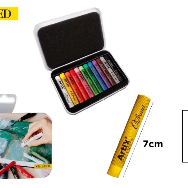 PASTEL AL ÓLEO 12 COLORES