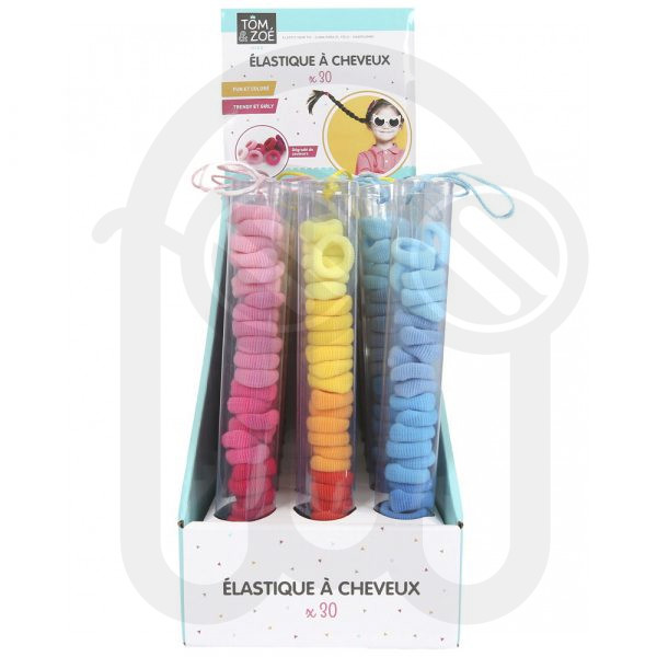 JGO. 30 GOMAS DE PELO ELÁSTICA